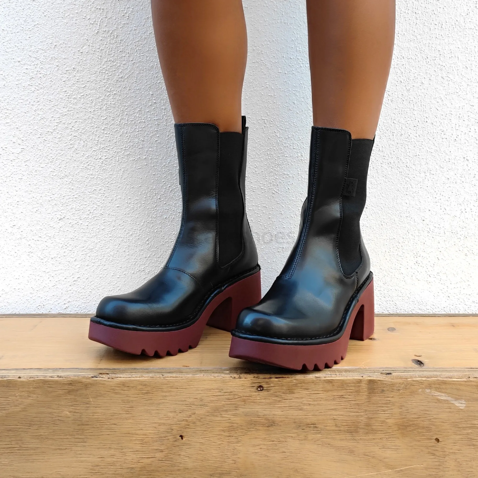 Botas FLY LONDON Moya25 Arkansas Tunder Black P701251002