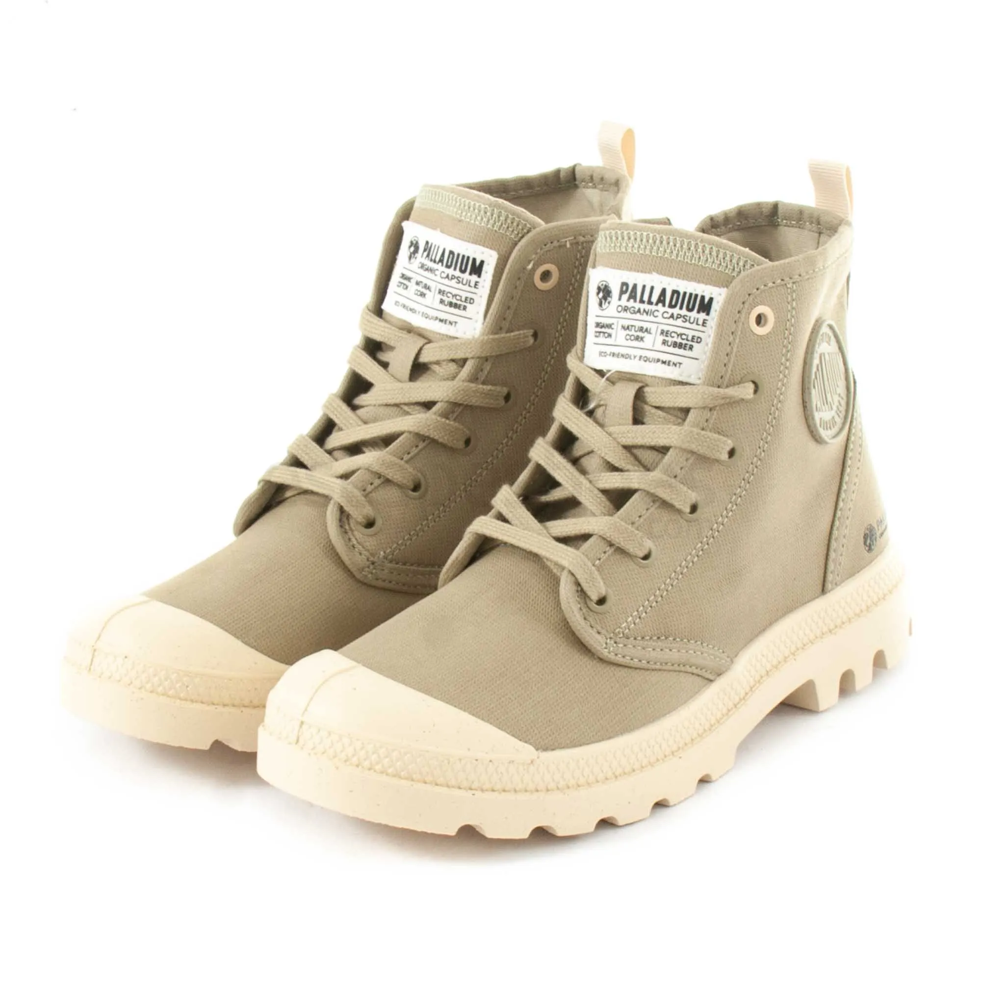 BOTAS PALLADIUM PAMPA HI ZIP ORGANIC EUCALYPTUS 79101379