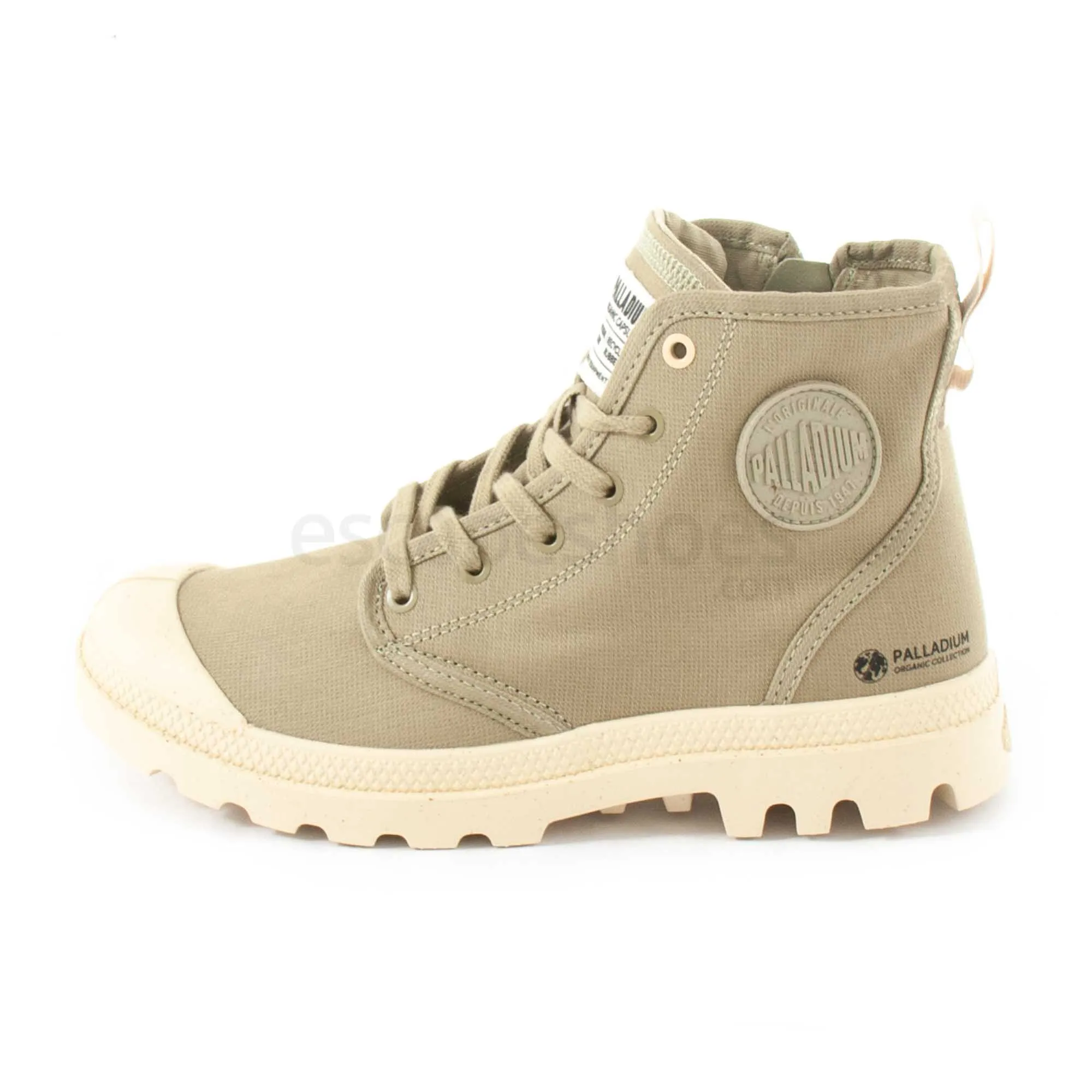 BOTAS PALLADIUM PAMPA HI ZIP ORGANIC EUCALYPTUS 79101379