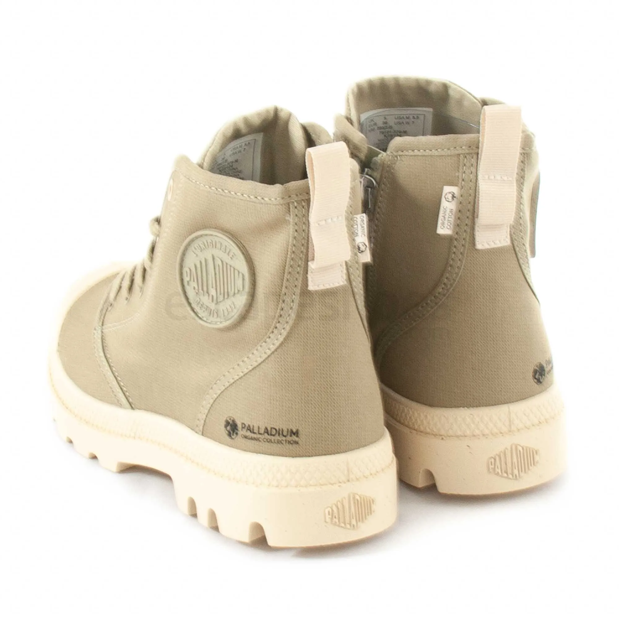 BOTAS PALLADIUM PAMPA HI ZIP ORGANIC EUCALYPTUS 79101379