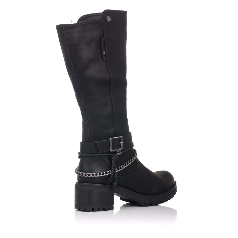 Botas Planas Refresh 170185 Mujer Negro