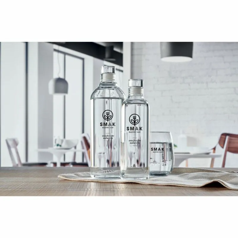 Botella personalizada de vidrio 500 ml Lou