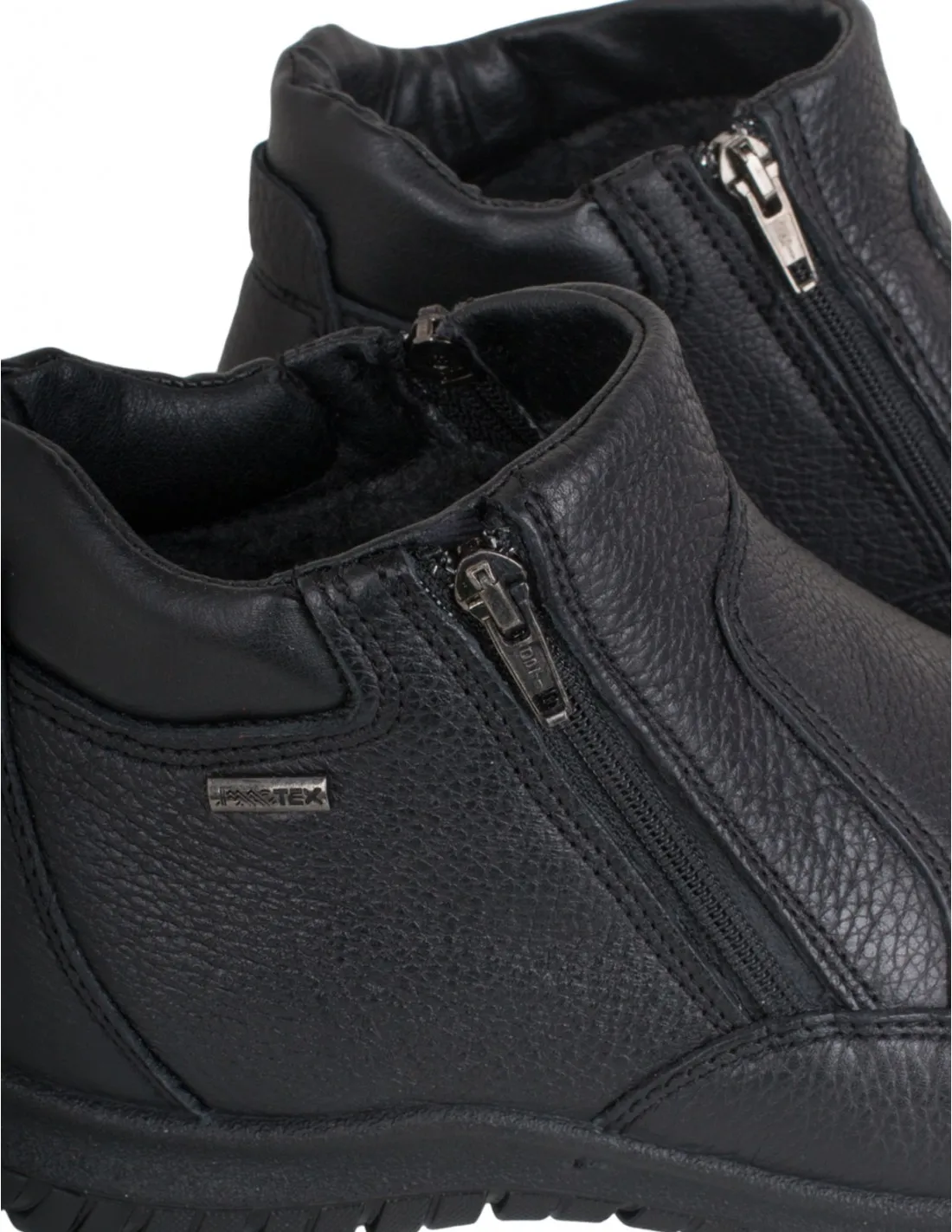 Botines Impermeables Cremallera Ancho Especial