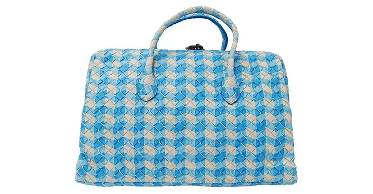 Bottega Veneta Intrecciato Azul 