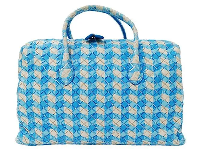Bottega Veneta Intrecciato Azul 