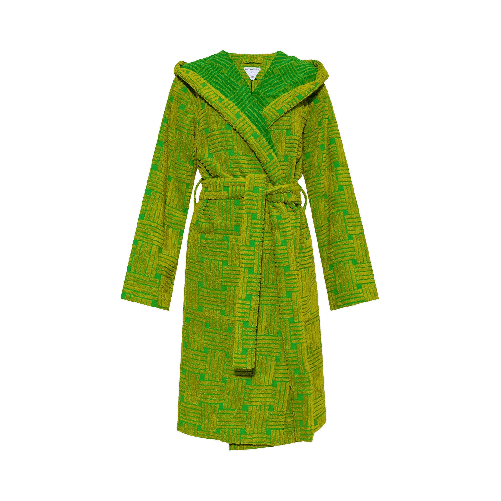 Bottega Veneta Intreccio Jacquard Cotton Terry Bathrobe