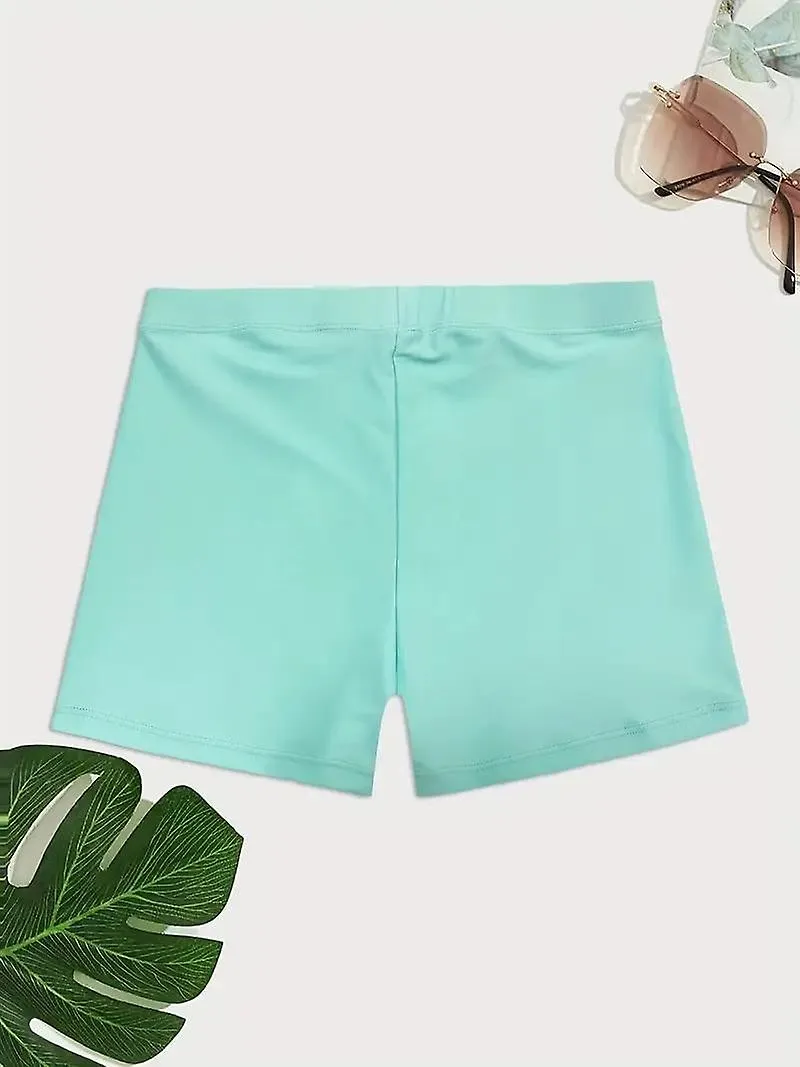 BOXER SóLIDO DE MODA PARA HOMBRES, BAñADOR DE CINTURA ELáSTICA ALTA PARA VACACIONES DE VERANO PISCINA DE PLAYA SURFVIRIDITYXXL