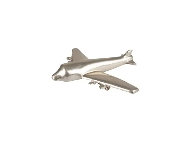Broche Avión Krizia Plata 
