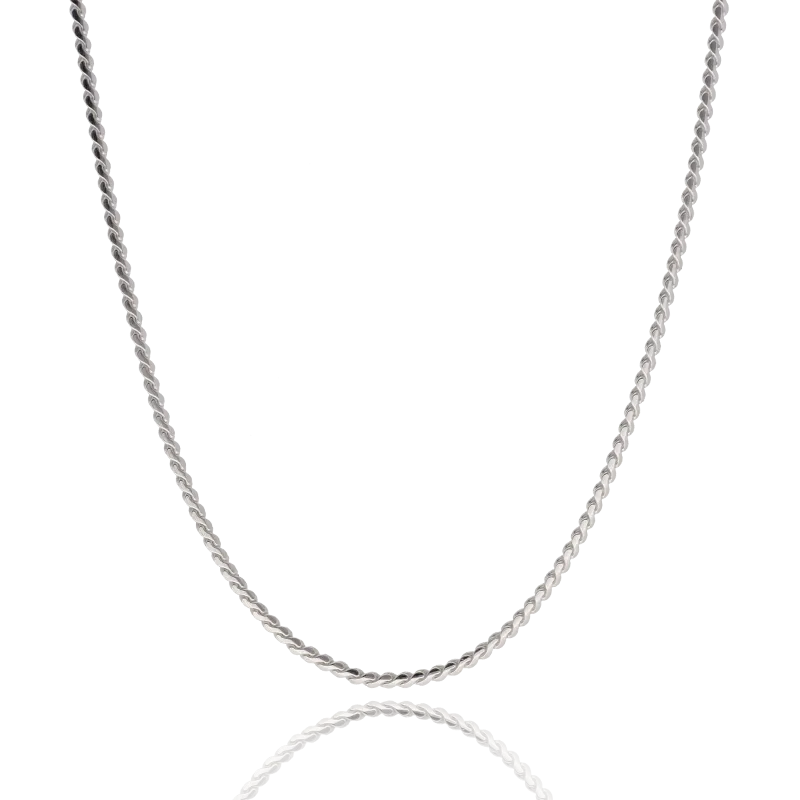 CADENA "SETH" PLATA DE LEY 50 CM