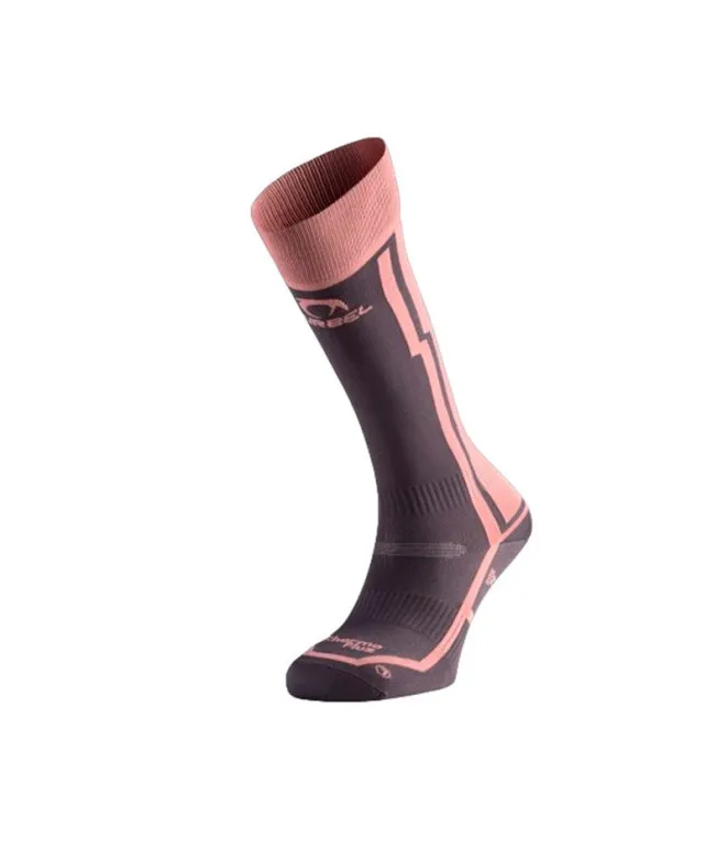 Calcetines de Montaña Lurbel Ski Pro Six Marengo/Coral
