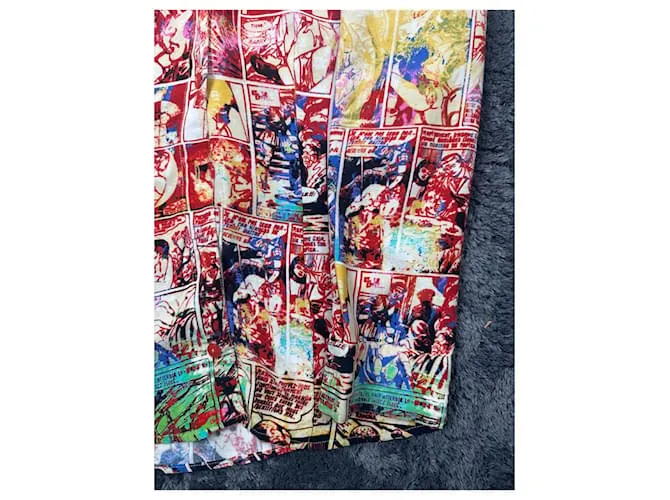 Camisa de Cómics Jean Paul Gaultier AW1995 Multicolor 