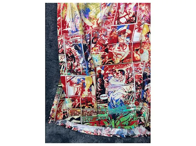 Camisa de Cómics Jean Paul Gaultier AW1995 Multicolor 