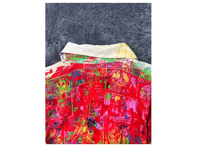 Camisa de Cómics Jean Paul Gaultier AW1995 Multicolor 