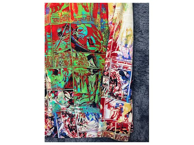 Camisa de Cómics Jean Paul Gaultier AW1995 Multicolor 