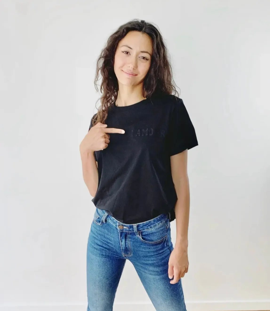 Camiseta Amour Negra