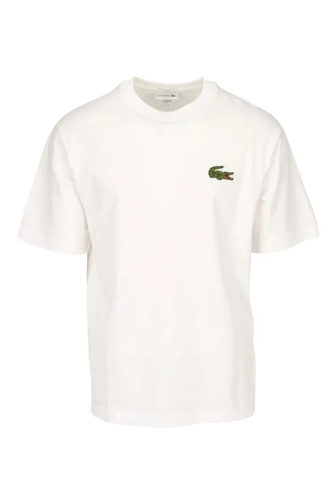 Camiseta blanca con logo 