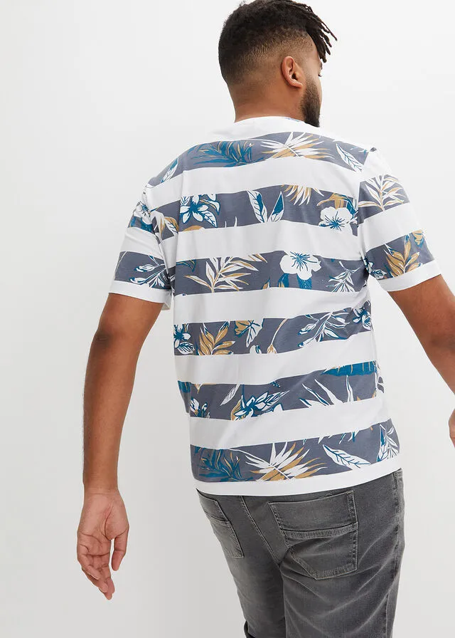 Camiseta Blanco de rayas horizontales