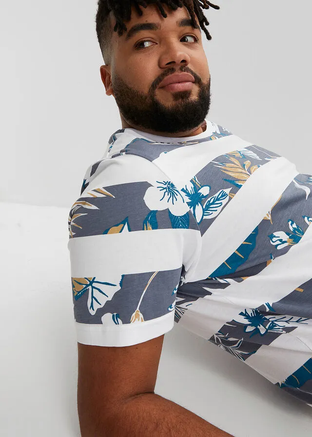 Camiseta Blanco de rayas horizontales