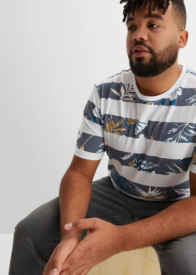Camiseta Blanco de rayas horizontales