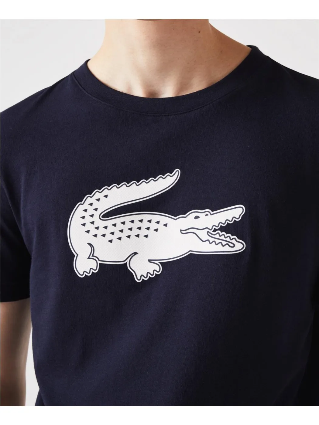 CAMISETA COCODRILO LACOSTE HOMBRE MARINO