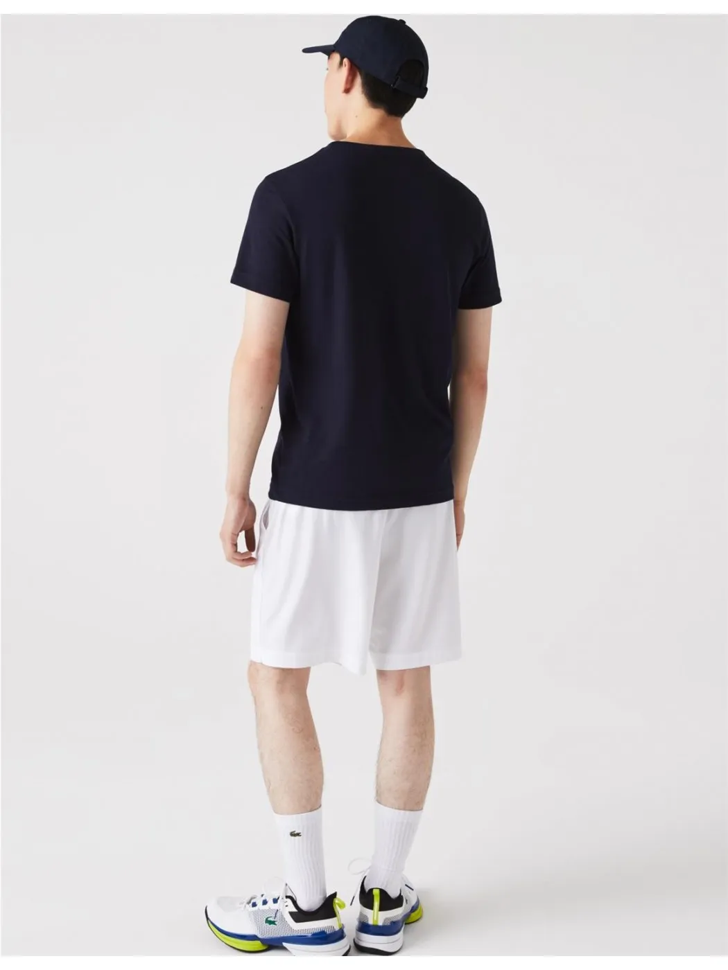 CAMISETA COCODRILO LACOSTE HOMBRE MARINO