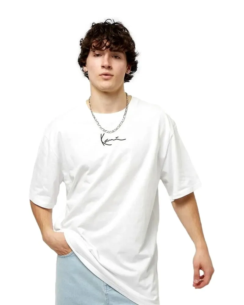 Camiseta karl kani blanca small signature print tee