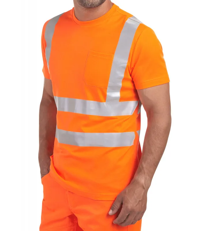 Camiseta manga corta de alta visibilidad Diadora Utility HV ISO 20471