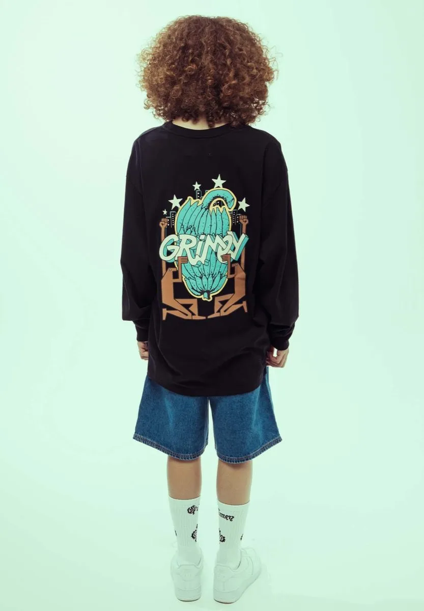 CAMISETA MANGA LARGA GRIMEY JURASSIC PROUD  BLACK | SS24