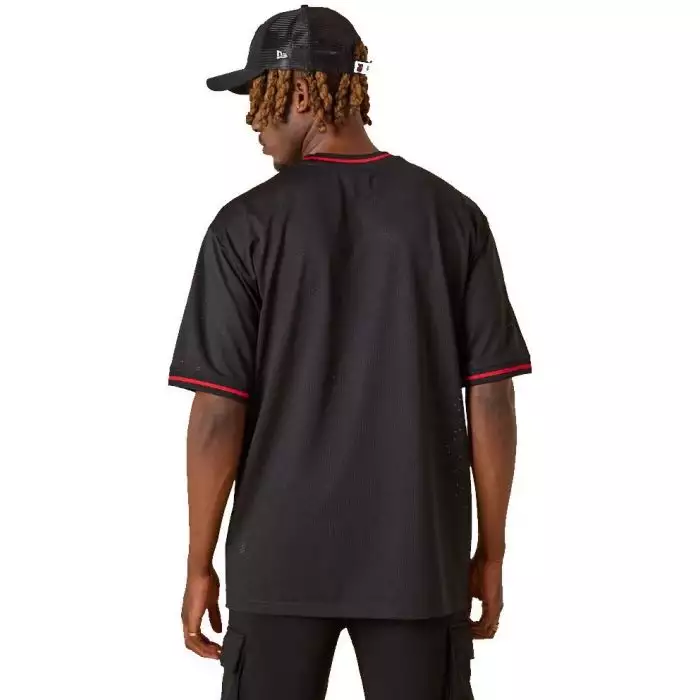 Camiseta New Era Nba Oversized Nba Tee Black Chicago Bulls 13083910