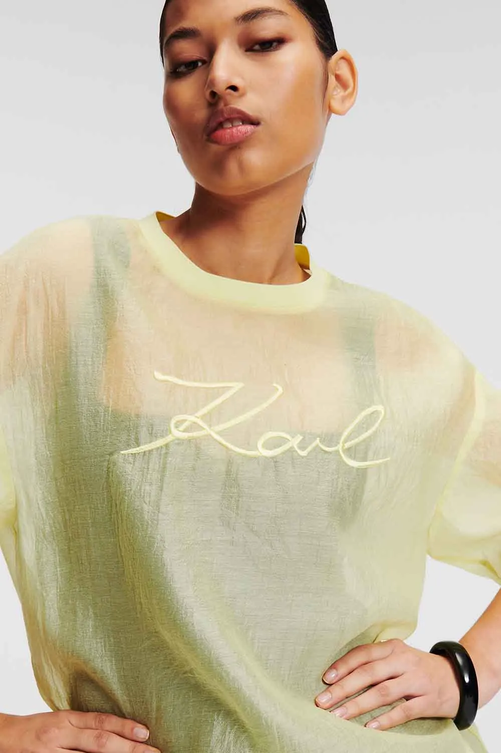 Camiseta para mujer de Karl Lagerfeld – 241W1708