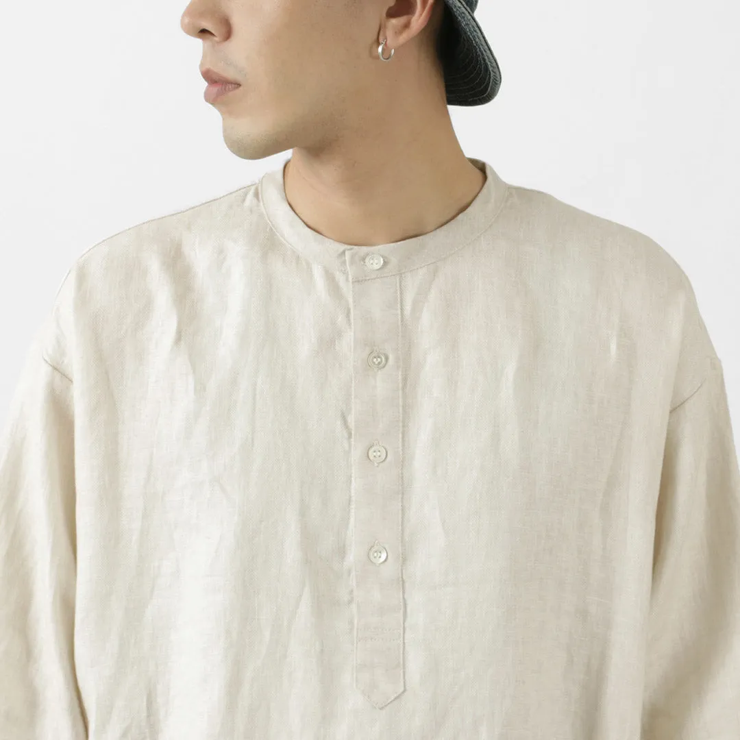 Camiseta Rococo / Linen Cloth Henley Neck