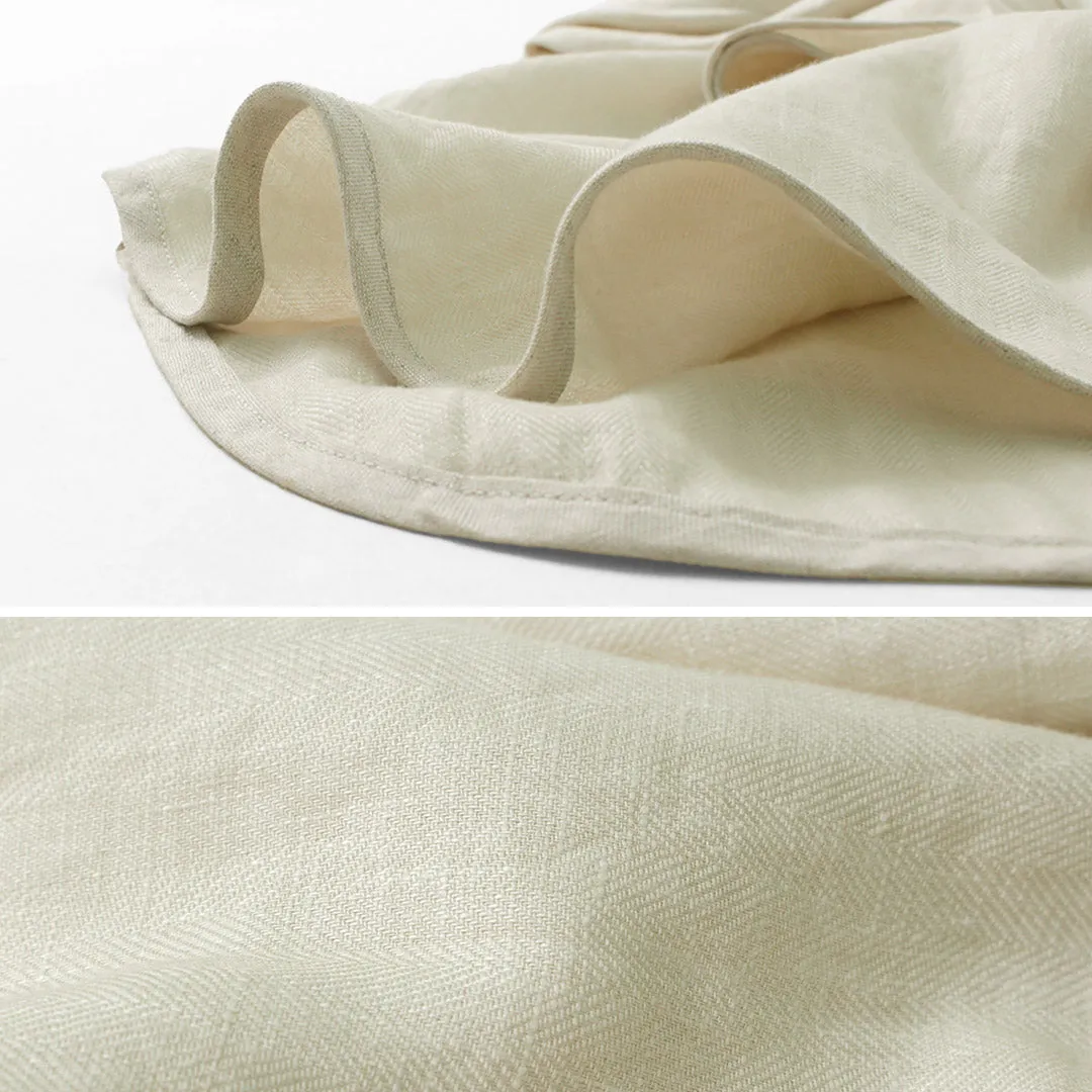 Camiseta Rococo / Linen Cloth Henley Neck