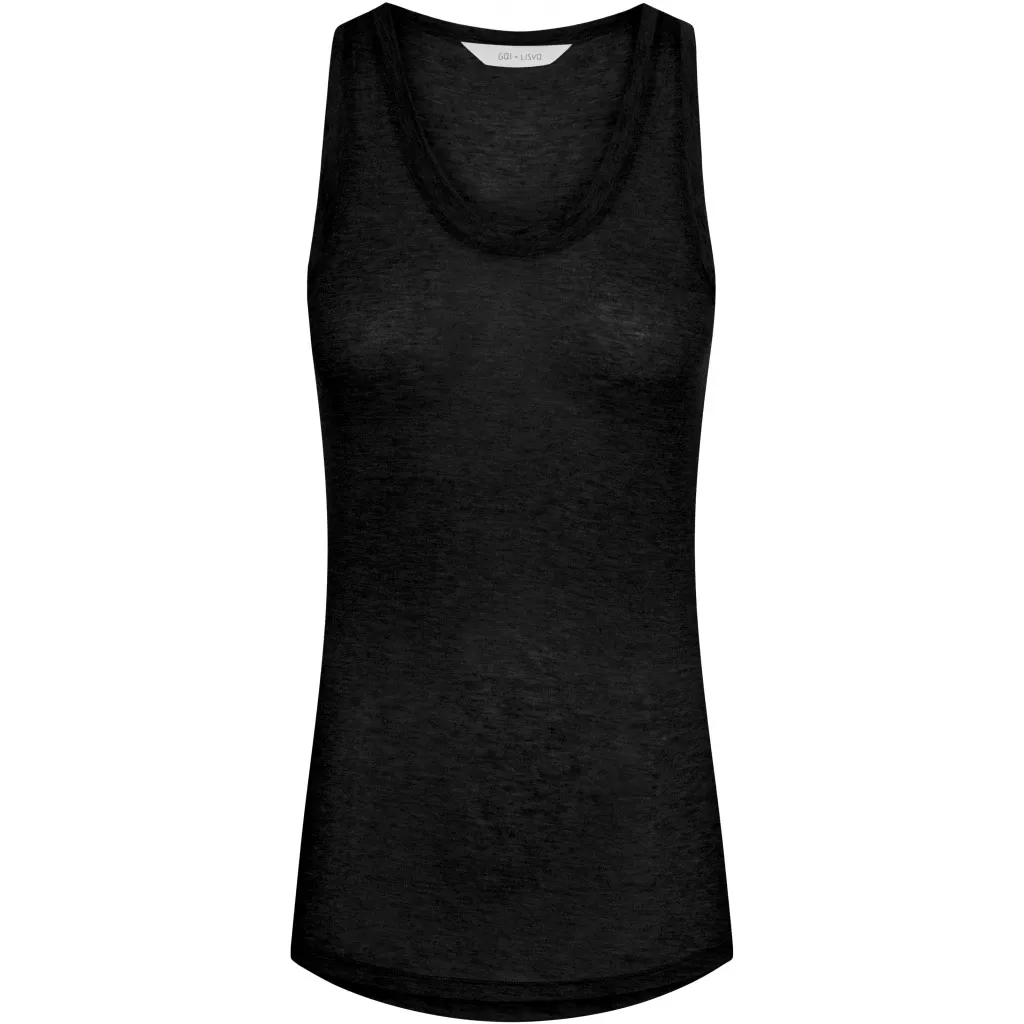CAMISETA SIN MANGAS NEGRA