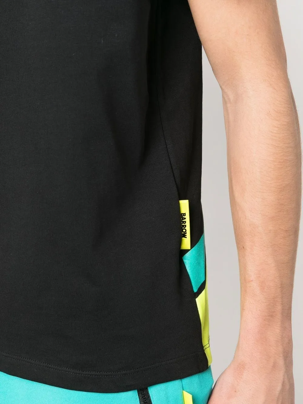 CAMISETA SMILEY RAINBOW NEGRA