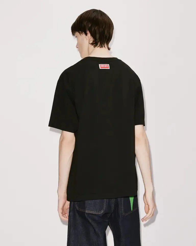 CAMISETA VARSITY TIGER NEGRA