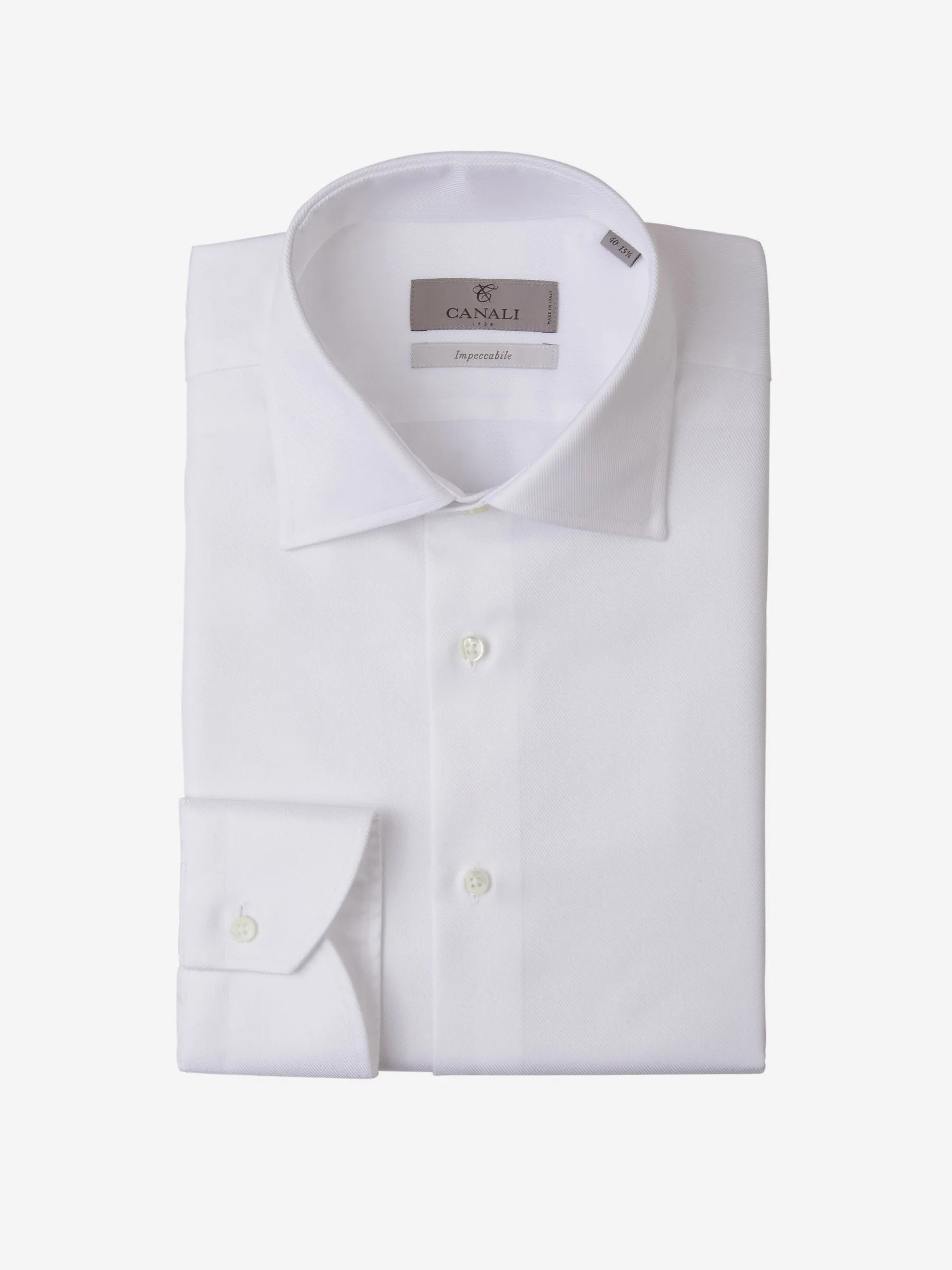 Canali Camisa Algodón Y Lana