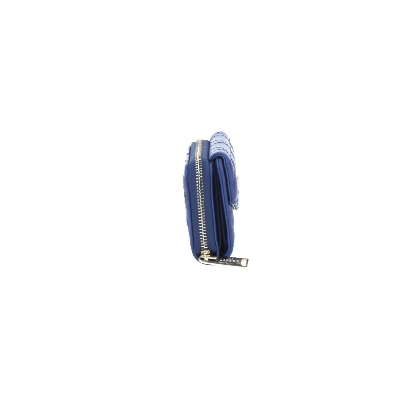 Cartera De Mujer Azul Gorett Loren Con Capitonado