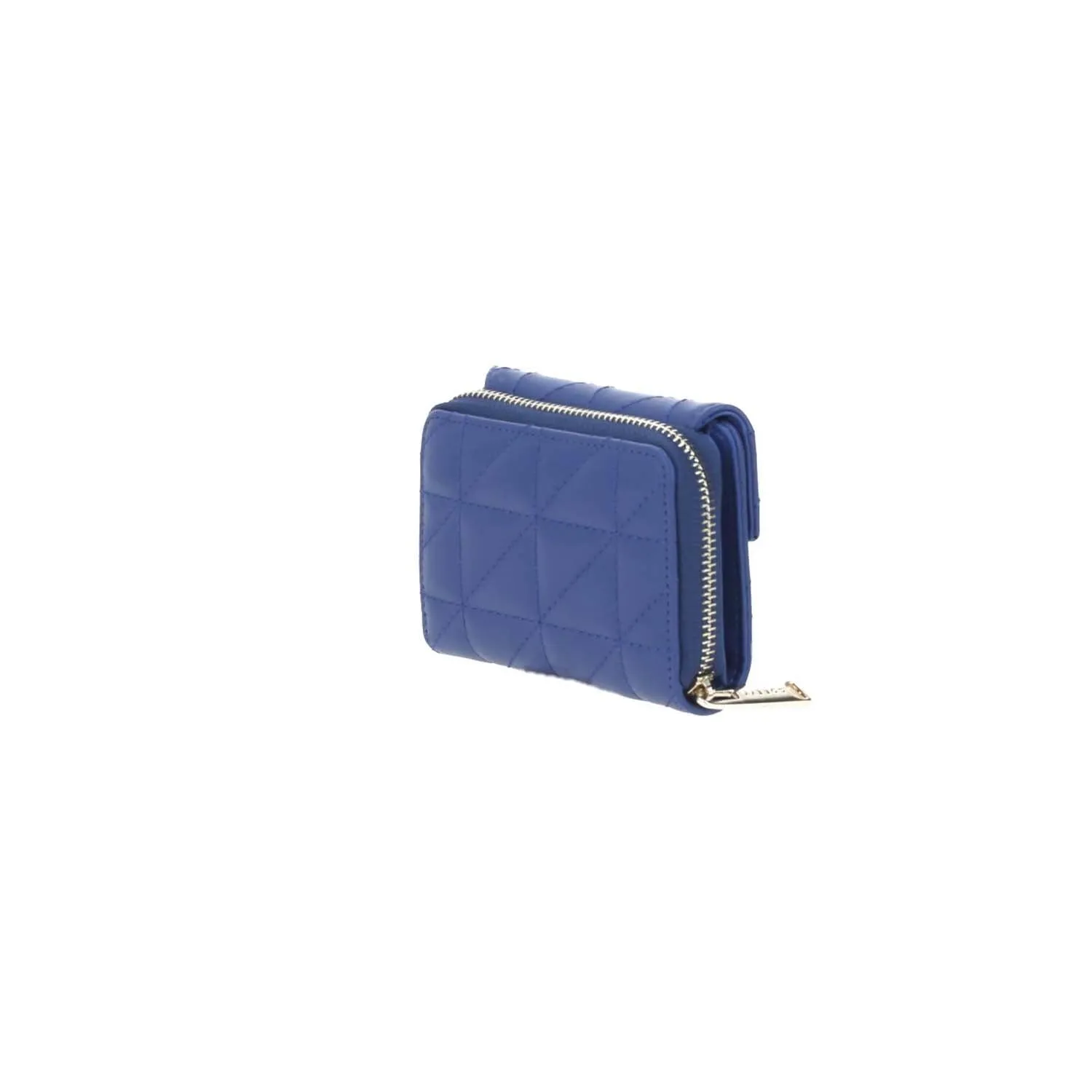 Cartera De Mujer Azul Gorett Loren Con Capitonado