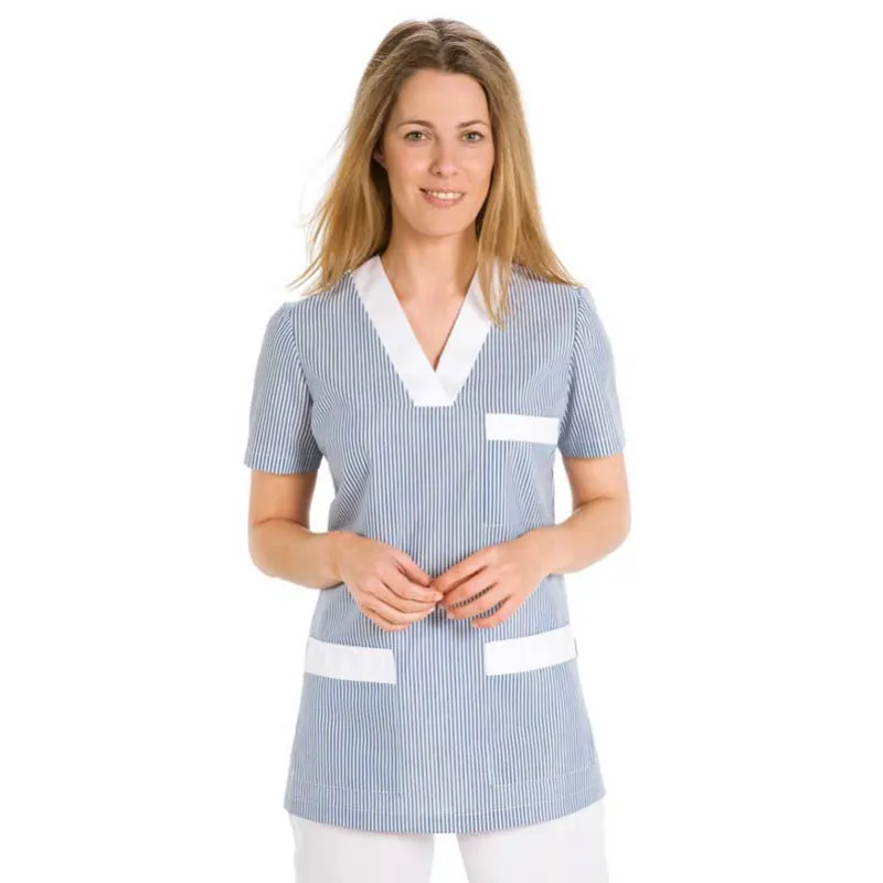 CASACA PIJAMA SERVICIOS RAYA AZUL  DYNEKE