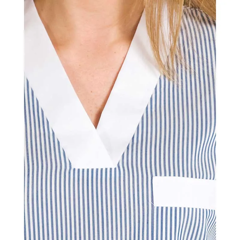 CASACA PIJAMA SERVICIOS RAYA AZUL  DYNEKE