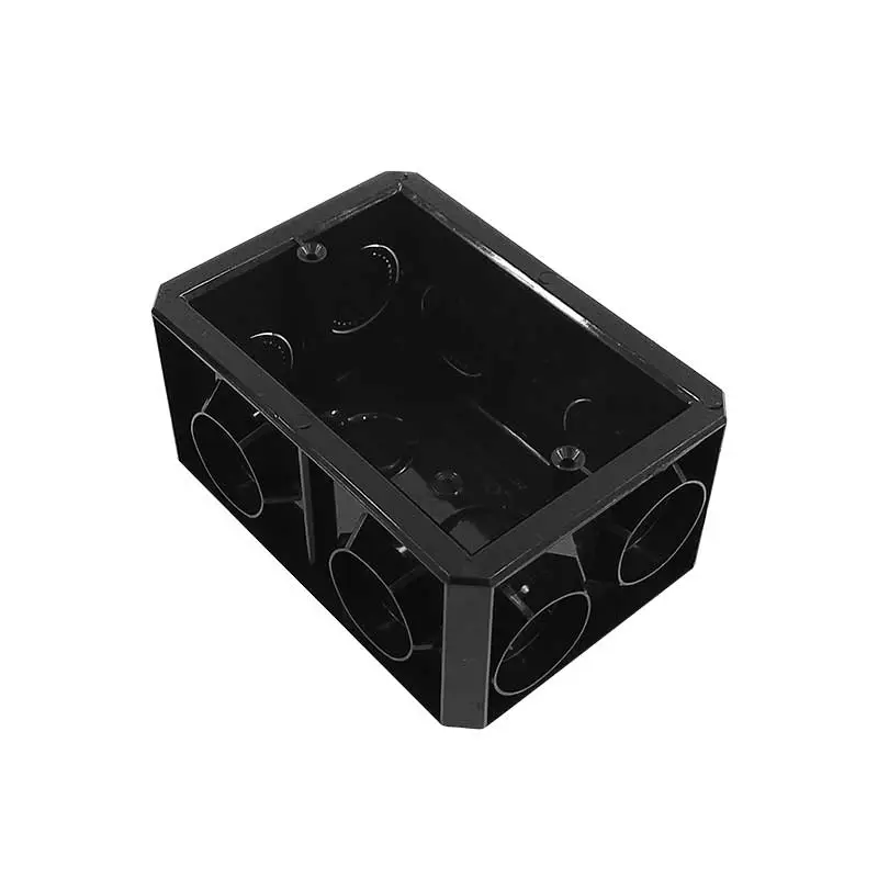 Chalupas Plasticas Negras Poliflex KP.CHANEG.100 20PZ