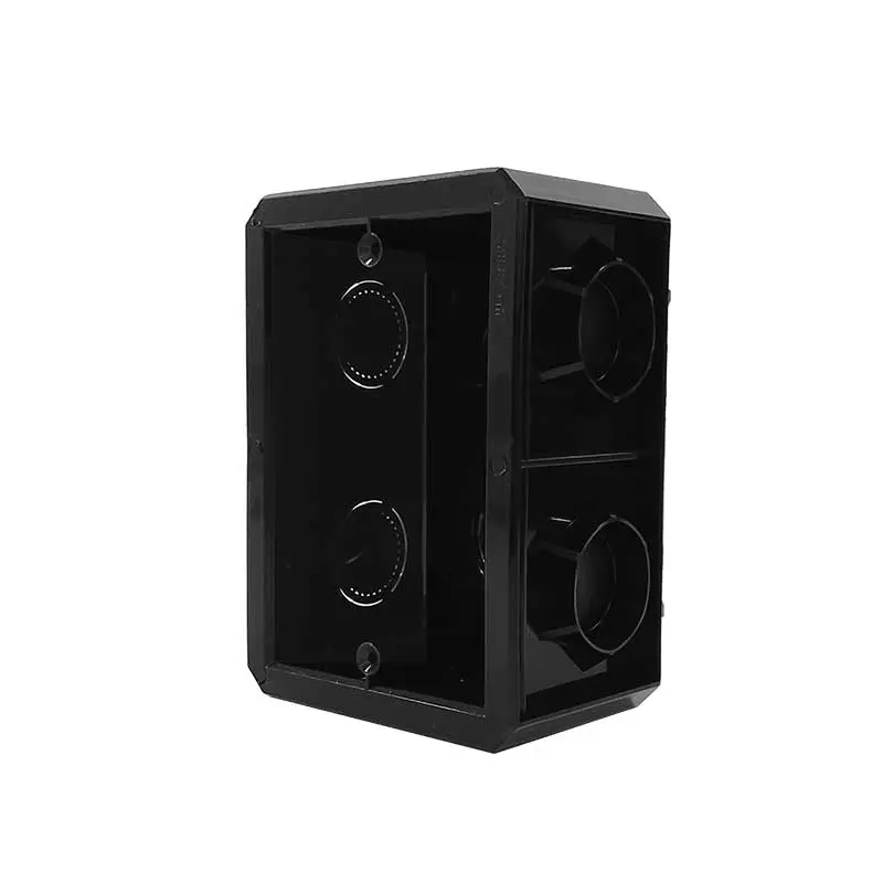 Chalupas Plasticas Negras Poliflex KP.CHANEG.100 20PZ