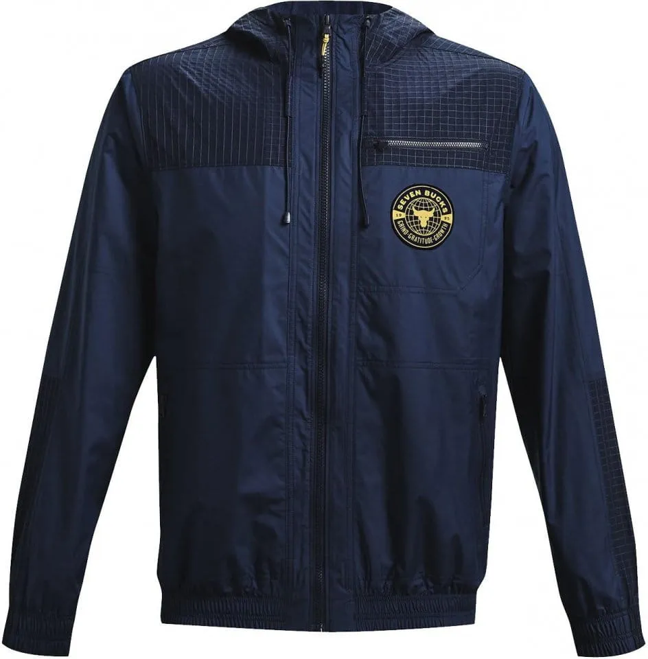 CHAQUETA CON CAPUCHA UNDER ARMOUR UA PJT ROCK Q1 WOVEN LAYERNVY