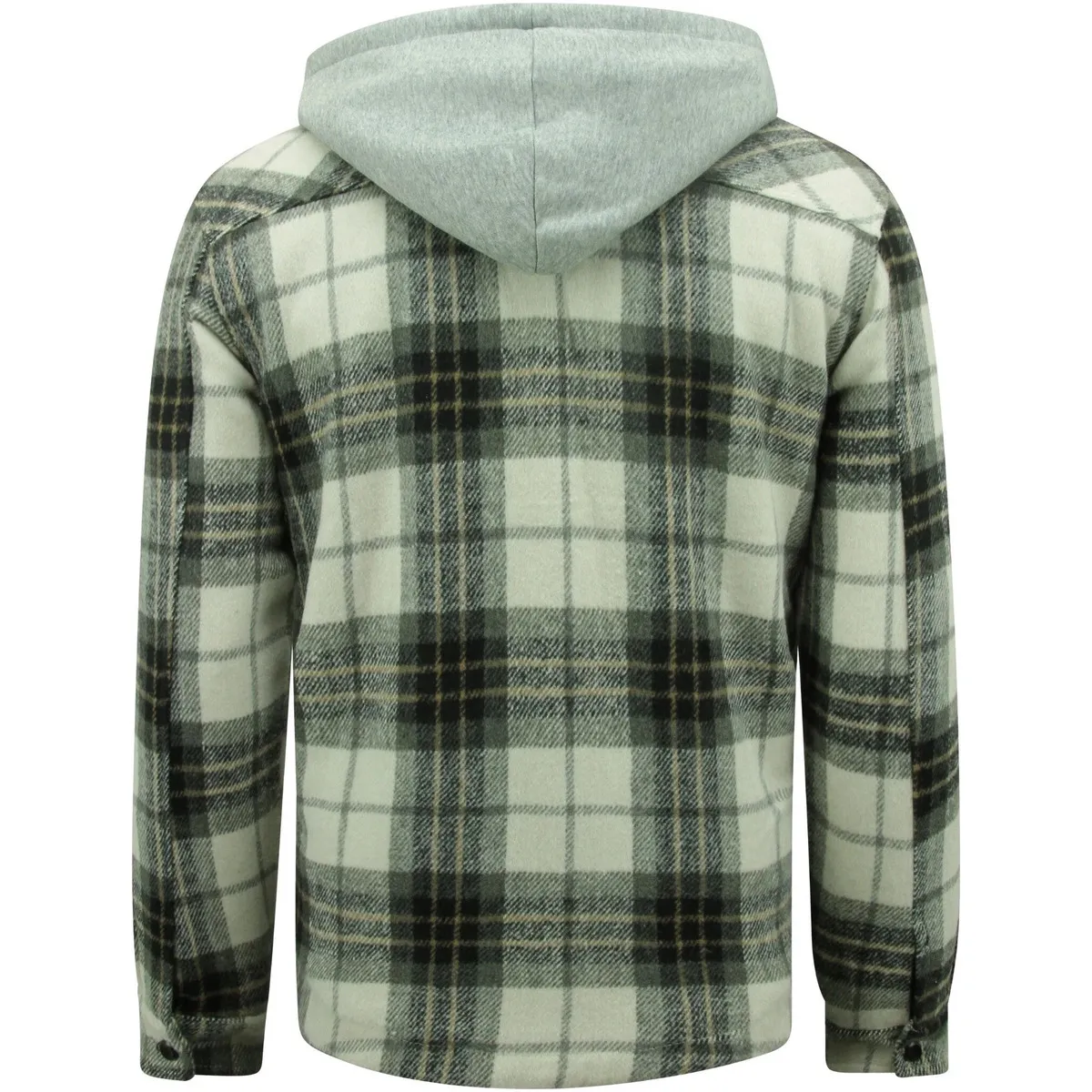 Chaqueta De Leñador Capucha De Lana