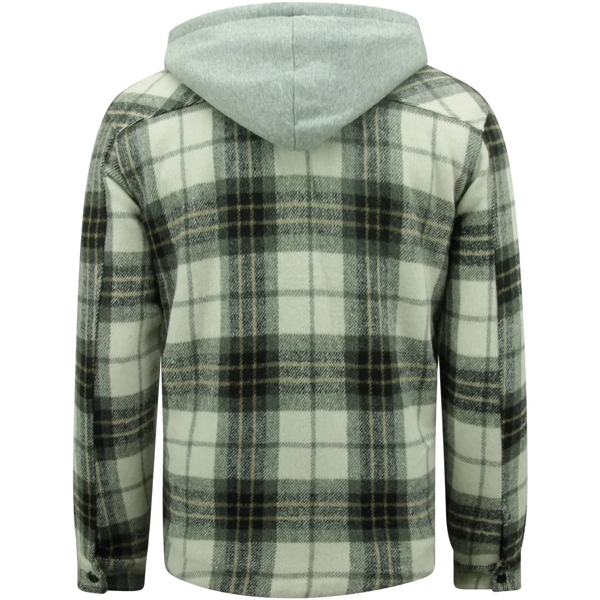 Chaqueta De Leñador Capucha De Lana