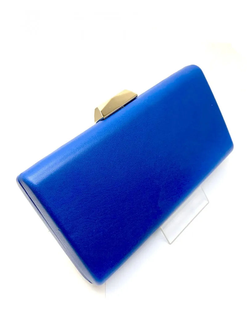 CLUTCH DE FIESTA AZULON DISEÑO DE LINEA SENCILLA Y ELEGANTE