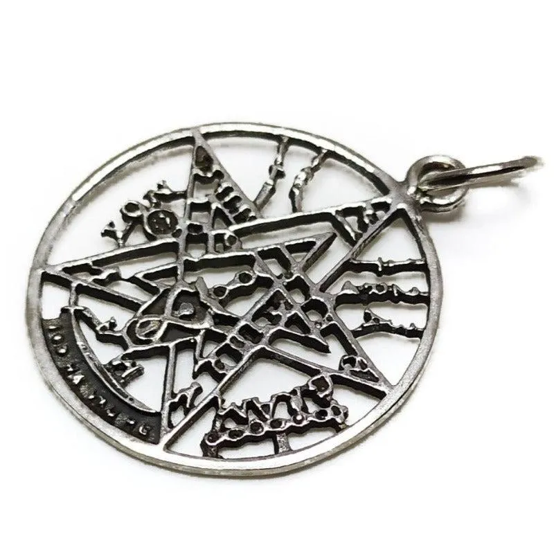 Colgante plata tetragramaton