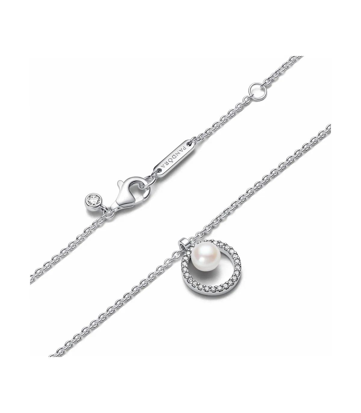 COLLAR PANDORA COLLIER CON PERLAS CULTIVADAS Y PAVé  393165C01