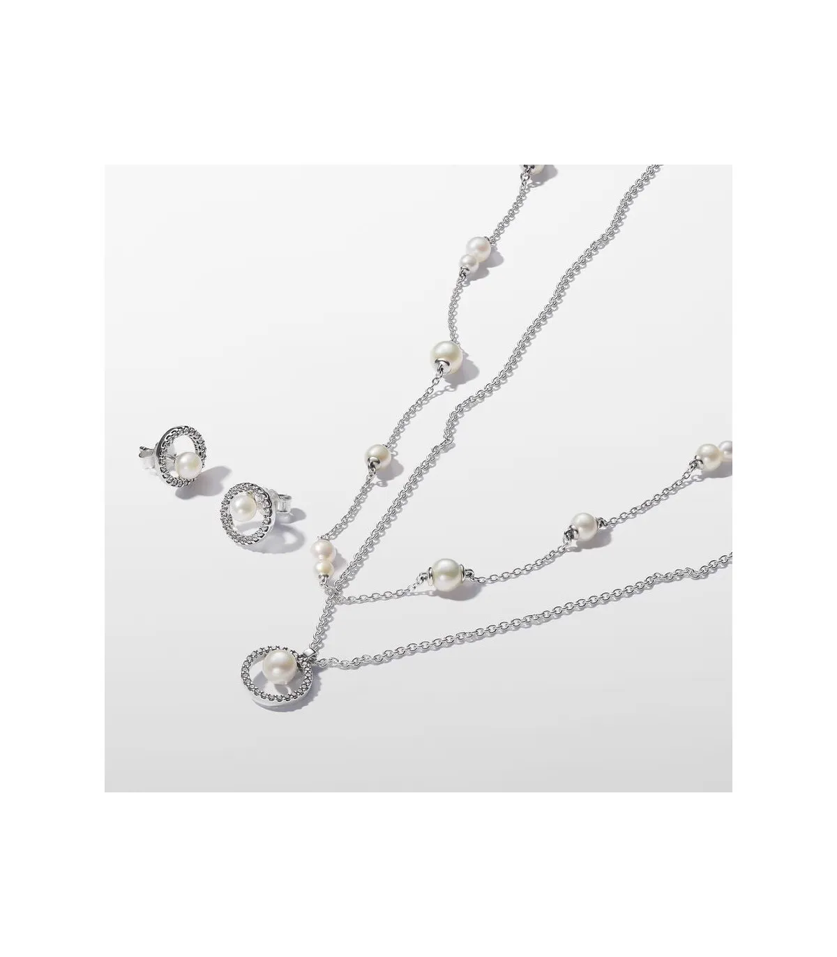 COLLAR PANDORA COLLIER CON PERLAS CULTIVADAS Y PAVé  393165C01