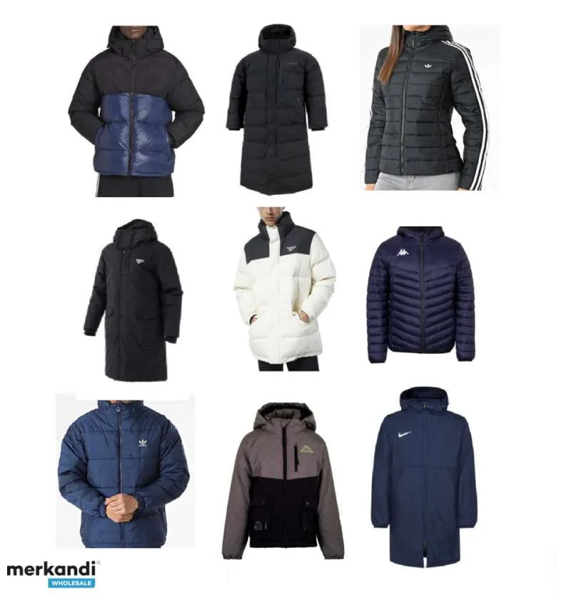 Conjunto de abrigos de invierno mix ADIDAS, NIKE, REEBOK, KAPPA, PSG...